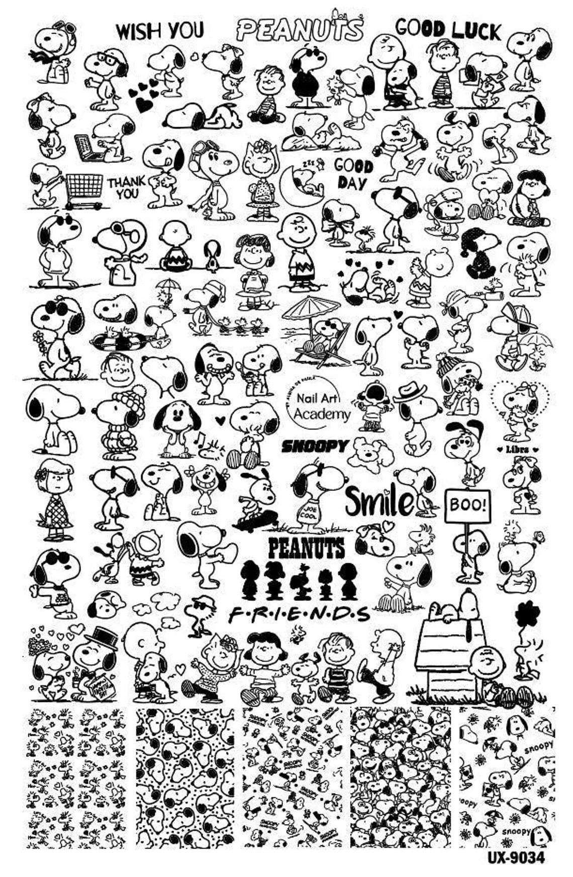 Placa de Carimbos Peanuts